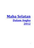 Kecamatan Dalam Angka Maba Selatan 2012