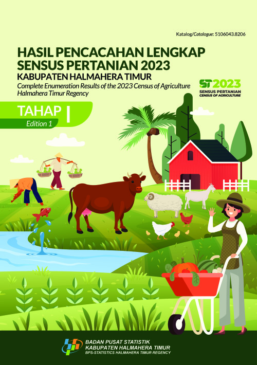 Hasil Pencacahan Lengkap Sensus Pertanian 2023 - Tahap I Kabupaten Halmahera Timur